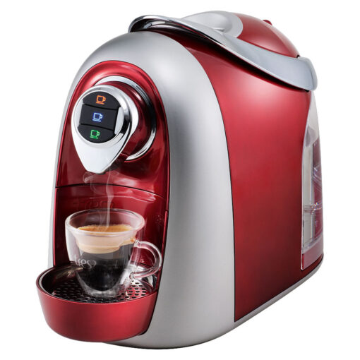 Cafeteira Espresso Modo Vermelha Automática + 120 Cápsulas