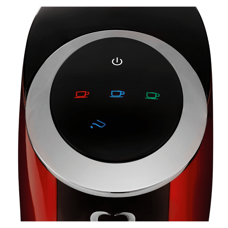 Cafeteira Espresso Touch Vermelha Automática + 120 Cápsulas